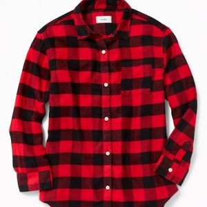 Black and red flannel